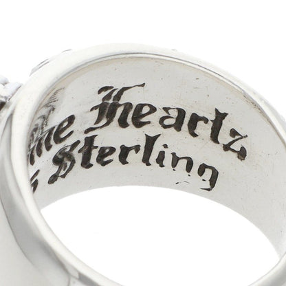 Chrome Hearts HEART IN BAND PAVE Diamond Ring Size ONE SIZE