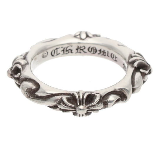 Chrome Hearts SBT BAND Sterling Silver Ring Size ONE SIZE