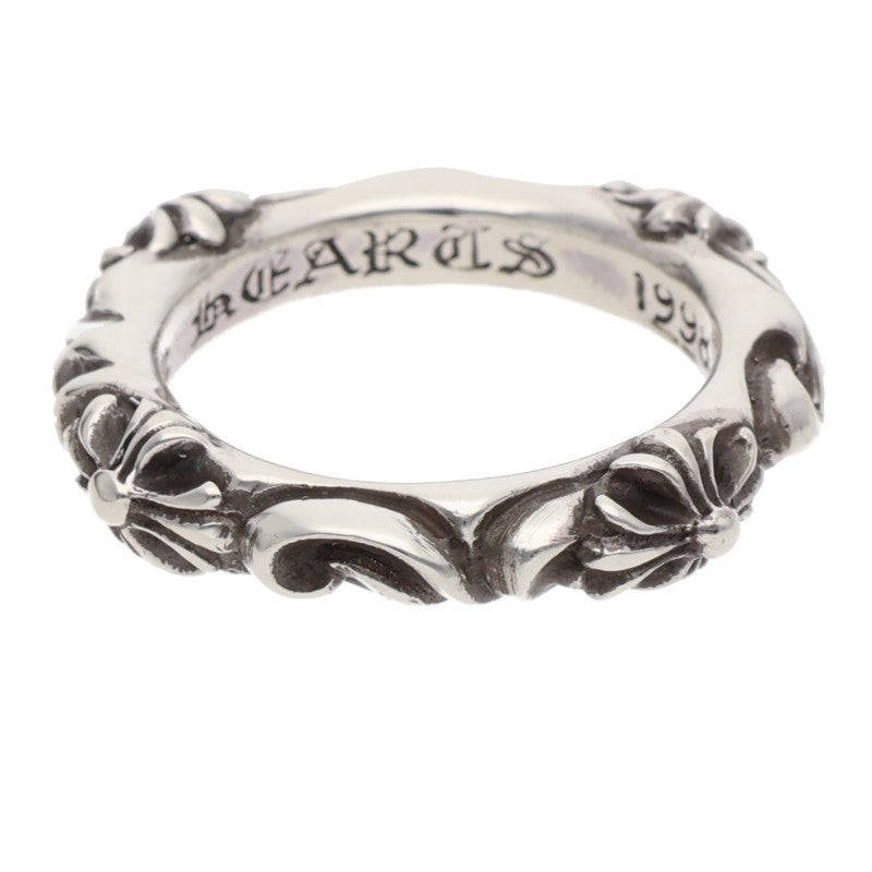 Chrome Hearts SBT BAND Sterling Silver Ring Size ONE SIZE