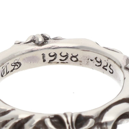 Chrome Hearts SBT BAND Sterling Silver Ring Size ONE SIZE