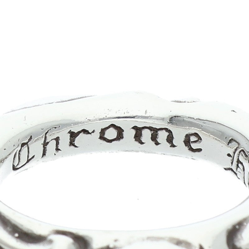 Chrome Hearts SCRL BAND Ring Silver Size JP 11 (Silver 8.14g)