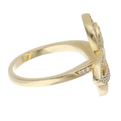 HARRY WINSTON Lily Cluster K18YG Diamond Ring Size ONE SIZE