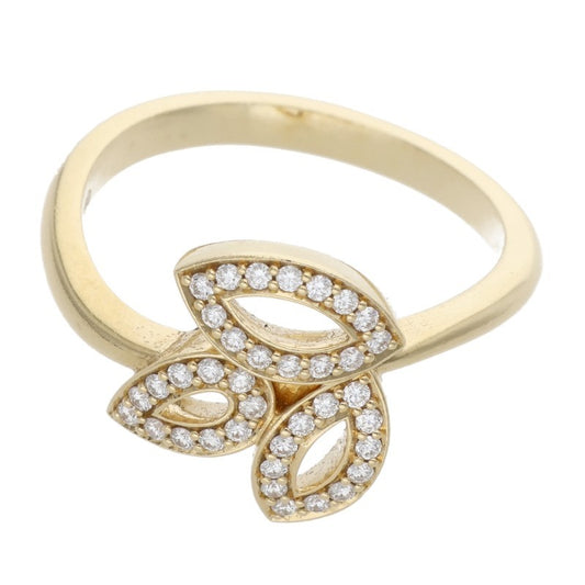 HARRY WINSTON Lily Cluster Mini K18YG Diamond Size ONE SIZE