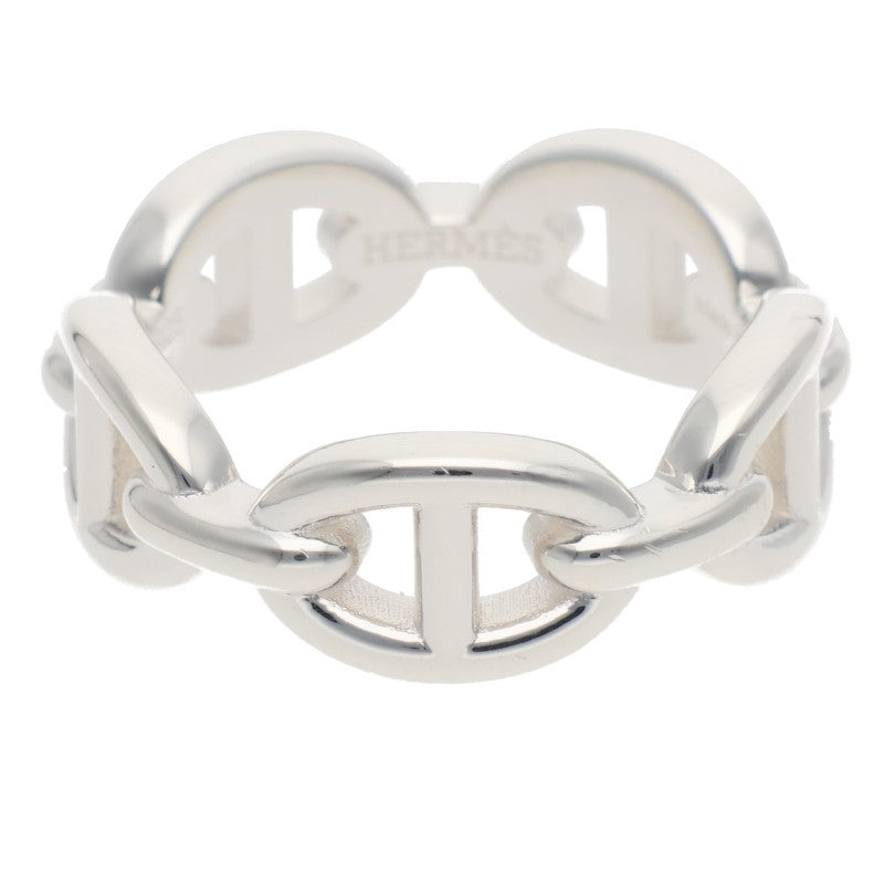HERMES Chaine d'Ancre Enchainee PM Silver Ring Size ONE SIZE