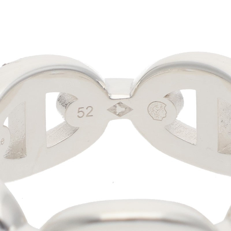 HERMES Chaine d'Ancre Enchainee PM Silver Ring Size ONE SIZE