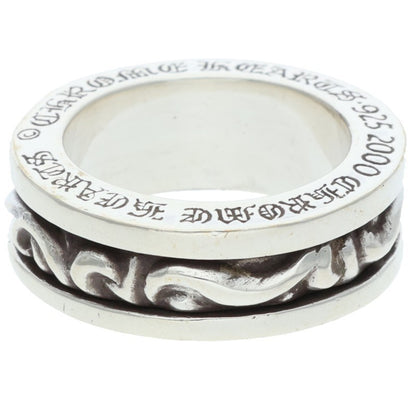 Chrome Hearts RING SPINNER SCROLL Sterling Size US 9