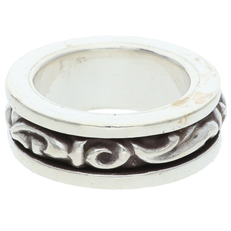 Chrome Hearts RING SPINNER SCROLL Sterling Size US 9