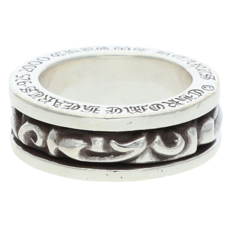 Chrome Hearts RING SPINNER SCROLL Sterling Size US 9