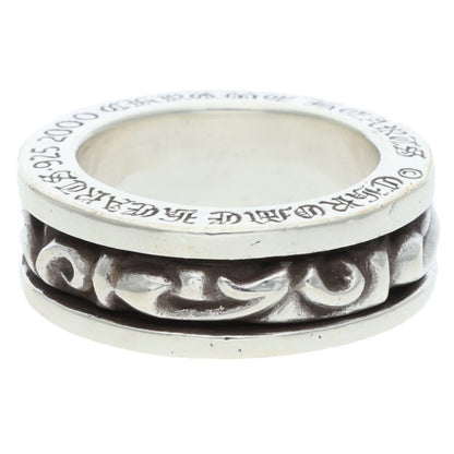 Chrome Hearts RING SPINNER SCROLL Sterling Size US 9
