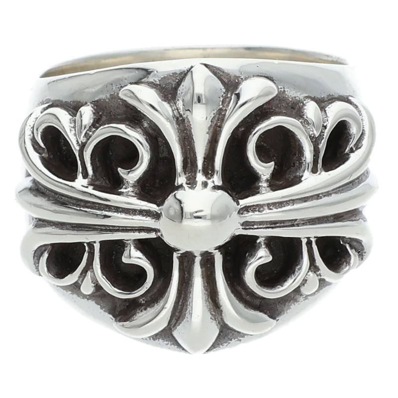 Chrome Hearts Keeper Sterling Silver Ring Size ONE SIZE