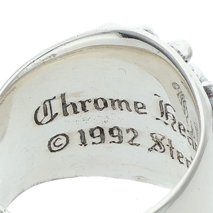Chrome Hearts Keeper Sterling Silver Ring Size ONE SIZE