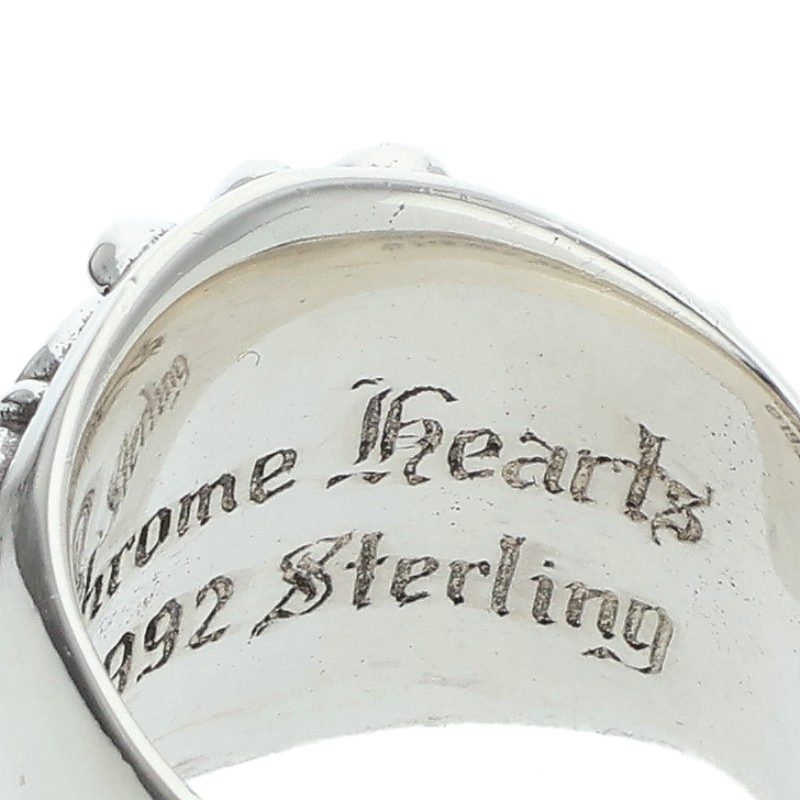 Chrome Hearts Keeper Sterling Silver Ring Size ONE SIZE