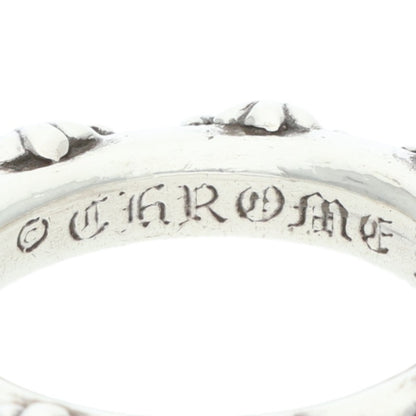 Chrome Hearts Cross Band Silver Ring Size ONE SIZE