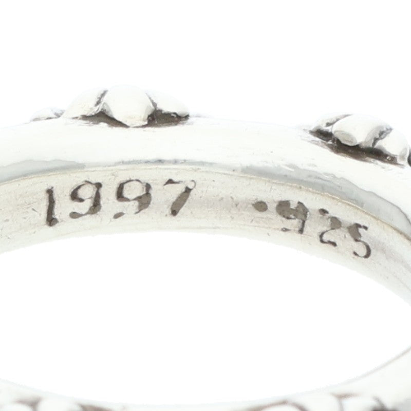 Chrome Hearts Cross Band Silver Ring Size ONE SIZE