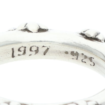 Chrome Hearts Cross Band Silver Ring Size ONE SIZE