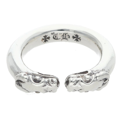 Chrome Hearts Double Dog Ring Silver Size ONE SIZE