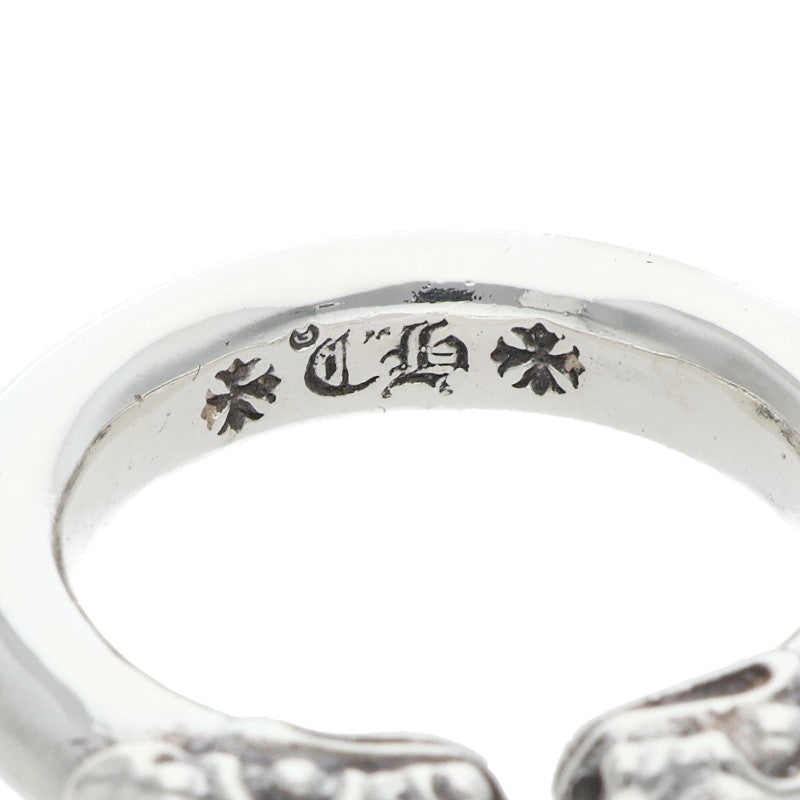 Chrome Hearts Double Dog Ring Silver Size ONE SIZE