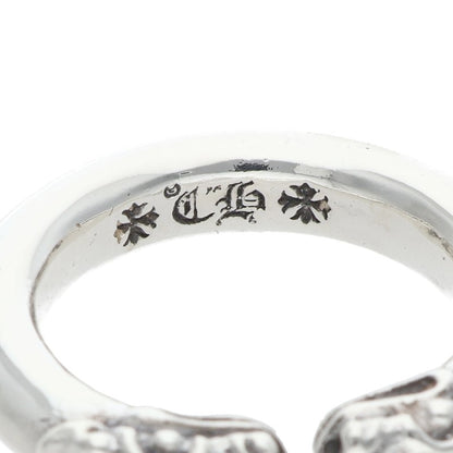 Chrome Hearts Double Dog Ring Silver Size ONE SIZE
