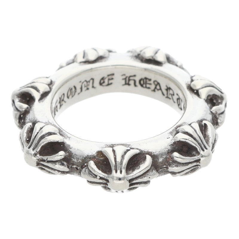 Chrome Hearts Cross Band Silver Ring Size US 3.5