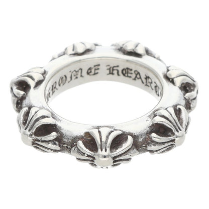 Chrome Hearts Cross Band Silver Ring Size US 3.5