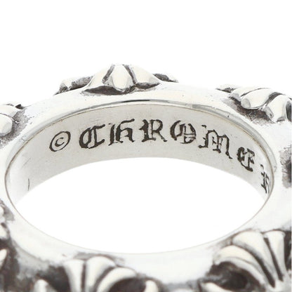 Chrome Hearts Cross Band Silver Ring Size US 3.5