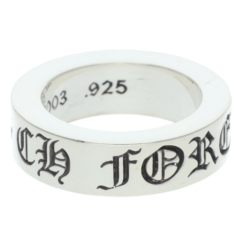 Chrome Hearts 6mm Spacer Forever Silver Ring Size US 4