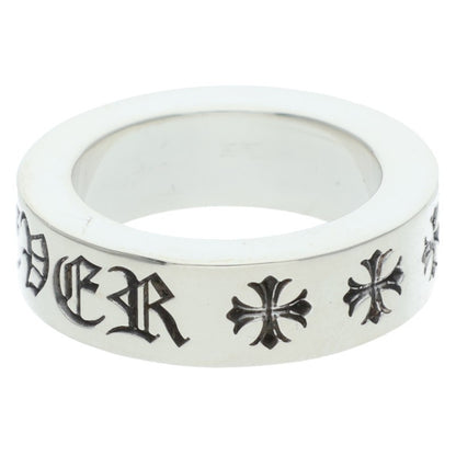 Chrome Hearts 6mm Spacer Forever Silver Ring Size US 4