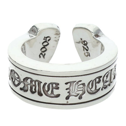 Chrome Hearts LG SCROLL LABEL Ring Silver (Silver 13.63g)