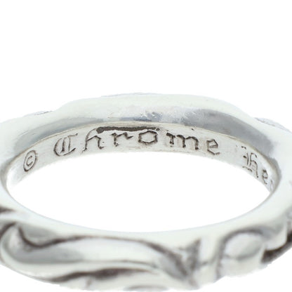 Chrome Hearts SCRL BAND Ring Silver Size 16.5 (Silver 8.75g)