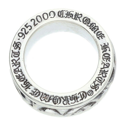 Chrome Hearts Spinner Scroll Silver Ring Size US 7