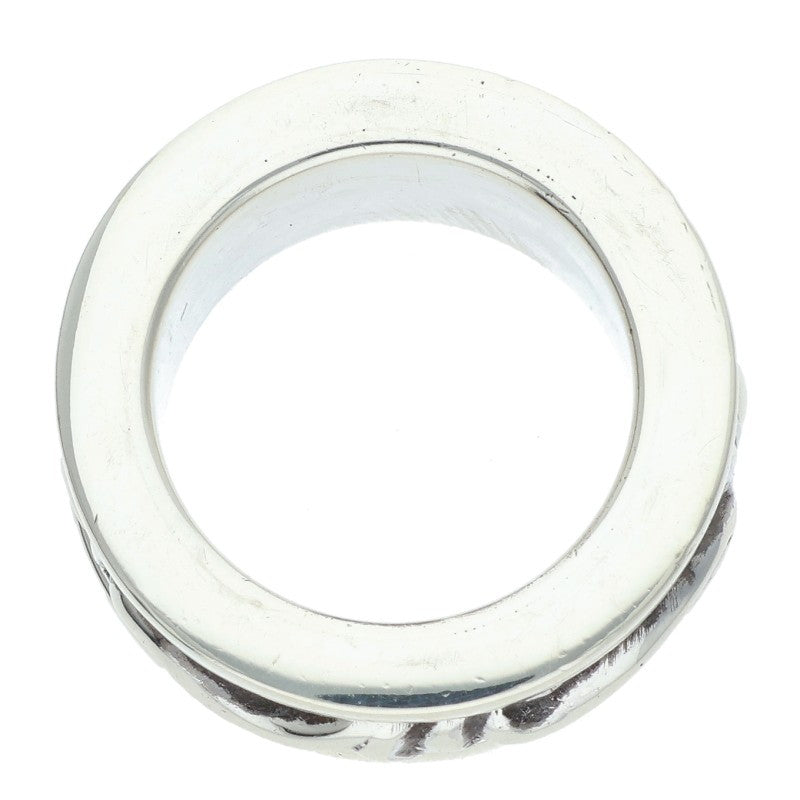 Chrome Hearts Spinner Scroll Silver Ring Size US 7