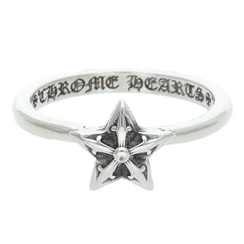Chrome Hearts Bubblegum Star Silver Ring Size ONE SIZE