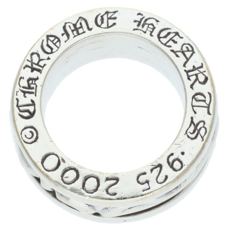 Chrome Hearts Spinner Scroll Silver Ring Size ONE SIZE