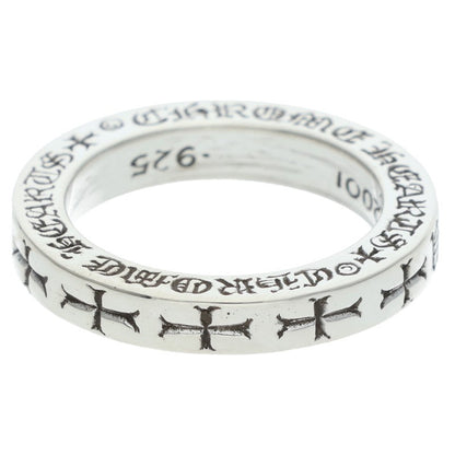 Chrome Hearts 3mm Spacer Fuck You Silver Ring Size US 5