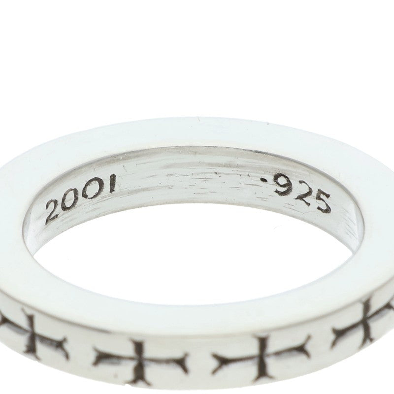 Chrome Hearts 3mm Spacer Fuck You Silver Ring Size US 5