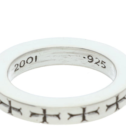Chrome Hearts 3mm Spacer Fuck You Silver Ring Size US 5