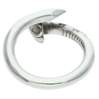 Chrome Hearts Nail Cross Ball Silver Ring Size ONE SIZE