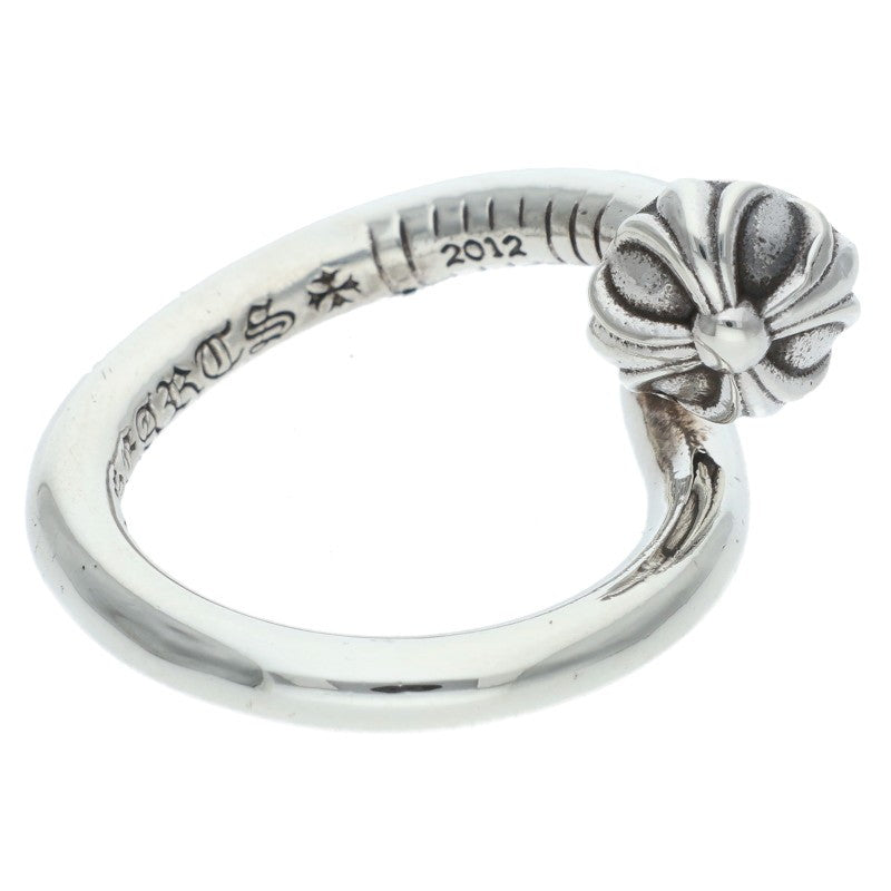 Chrome Hearts Nail Cross Ball Silver Ring Size ONE SIZE
