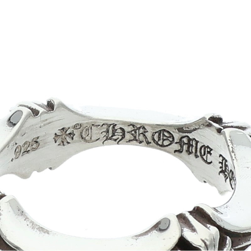 Chrome Hearts Plus And Bone Silver Ring Size US 4.5