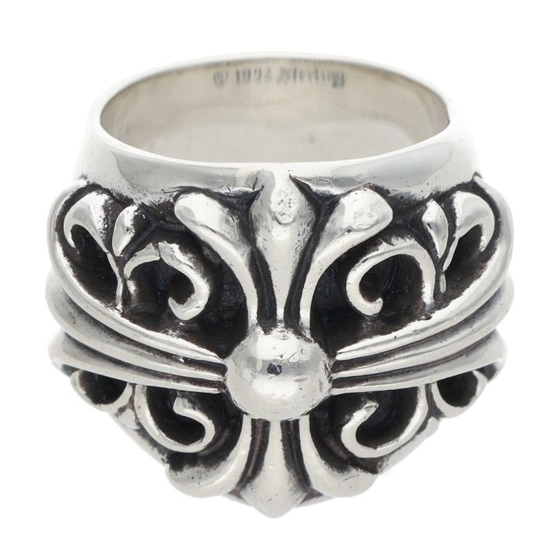 Chrome Hearts Keeper Sterling Silver Ring Size US 6