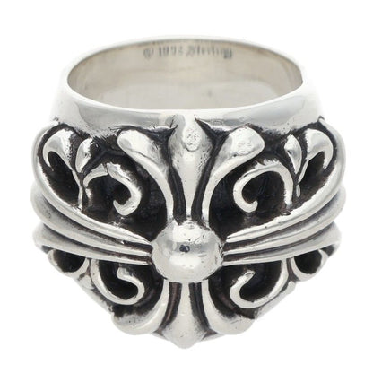 Chrome Hearts Keeper Sterling Silver Ring Size US 6