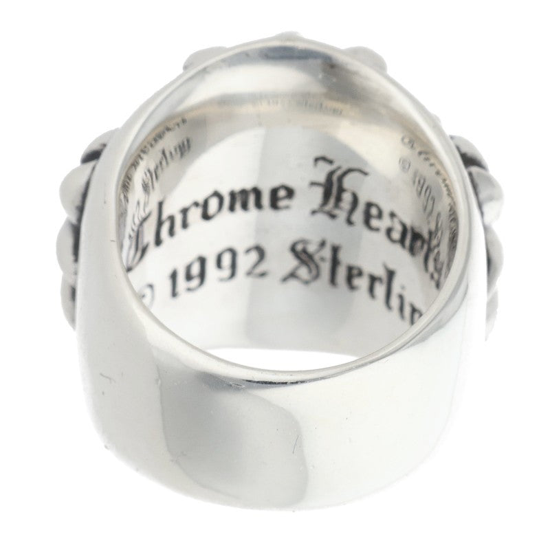 Chrome Hearts Keeper Sterling Silver Ring Size US 6