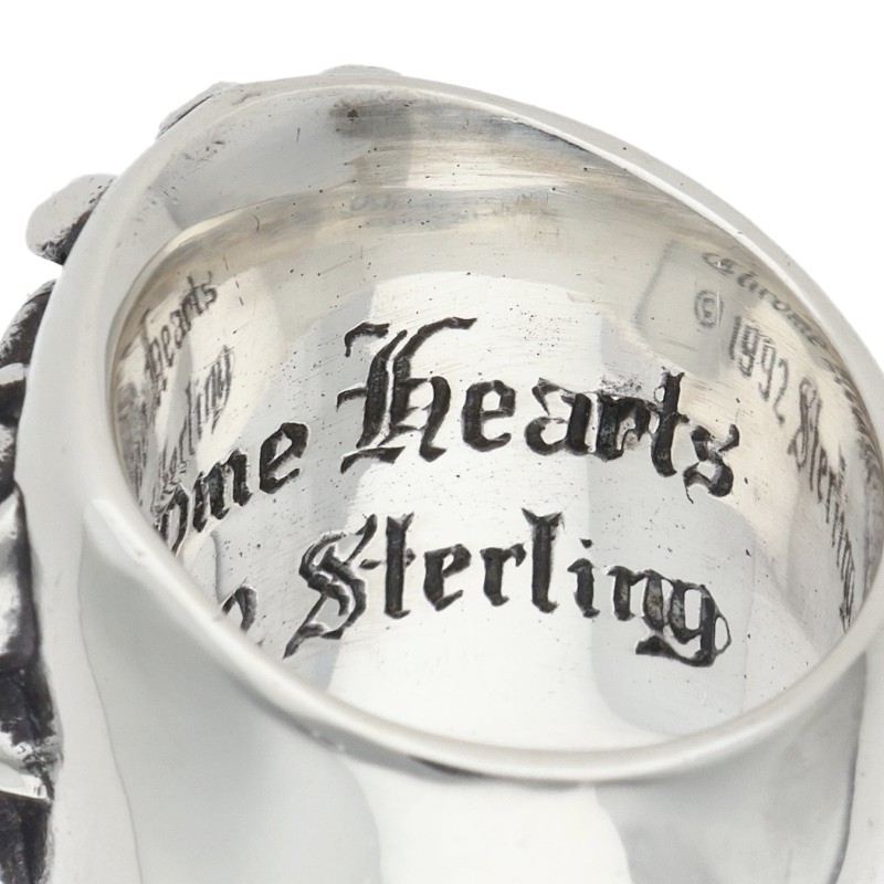 Chrome Hearts Keeper Sterling Silver Ring Size US 6