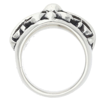 Chrome Hearts Keeper Sterling Silver Ring Size US 6