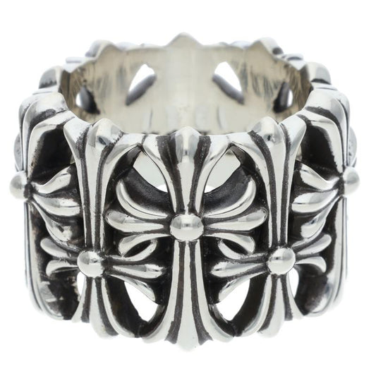 Chrome Hearts Cemetery Cross Silver Ring Size ONE SIZE
