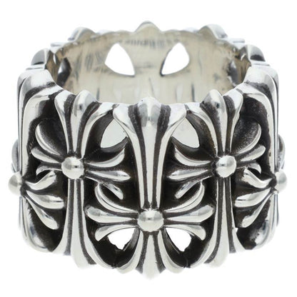 Chrome Hearts Cemetery Cross Silver Ring Size ONE SIZE