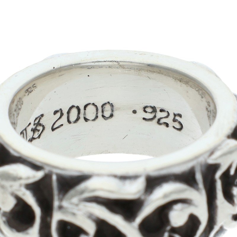 Chrome Hearts ETRNITY VINE BAND Silver Ring Size US 3.5