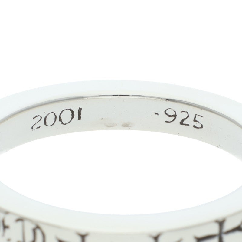 Chrome Hearts 3mm Spacer FUCKYOU Silver Ring Size ONE SIZE