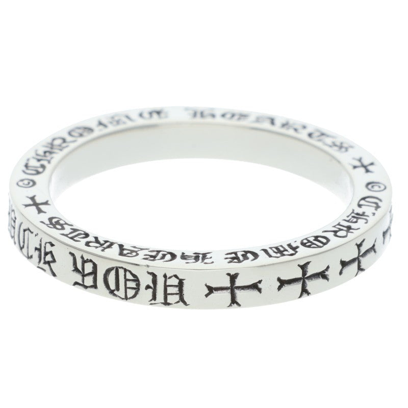 Chrome Hearts 3mm Spacer FUCKYOU Silver Ring Size ONE SIZE