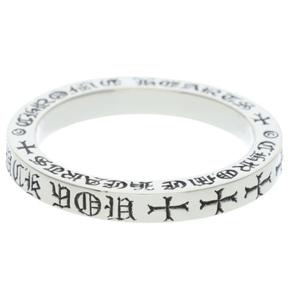 Chrome Hearts 3mm Spacer FUCKYOU Silver Ring Size ONE SIZE
